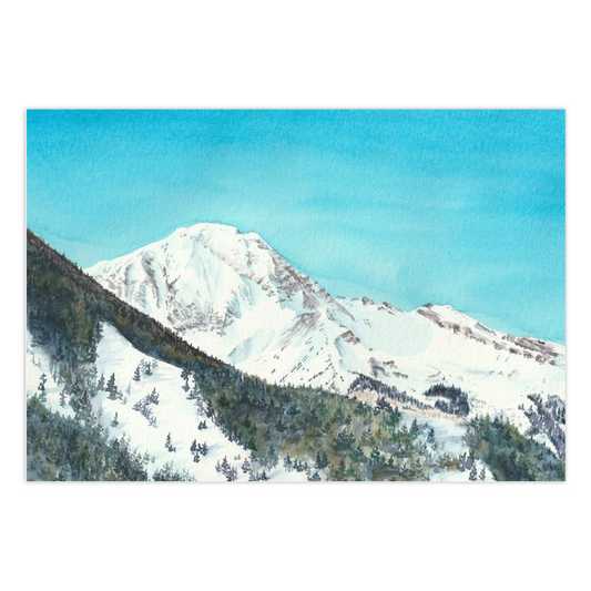 Snowy Mt. Daly Greeting Cards