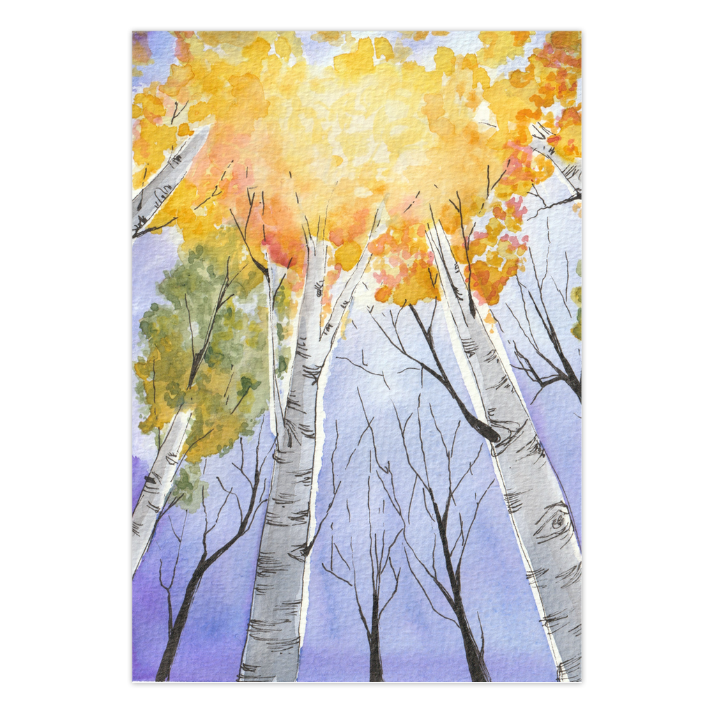 Spooky Aspens Greeting Cards